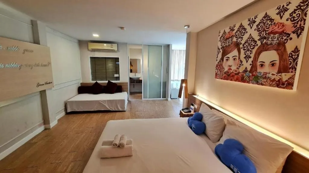 Bed in The Bed Hotel Hatyai