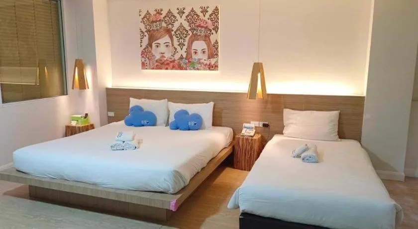 Bed in The Bed Hotel Hatyai