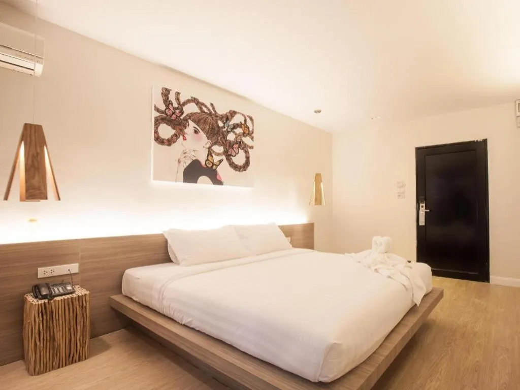 Bed in The Bed Hotel Hatyai