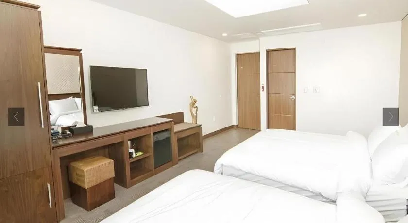 Bed in Sea View Hotel