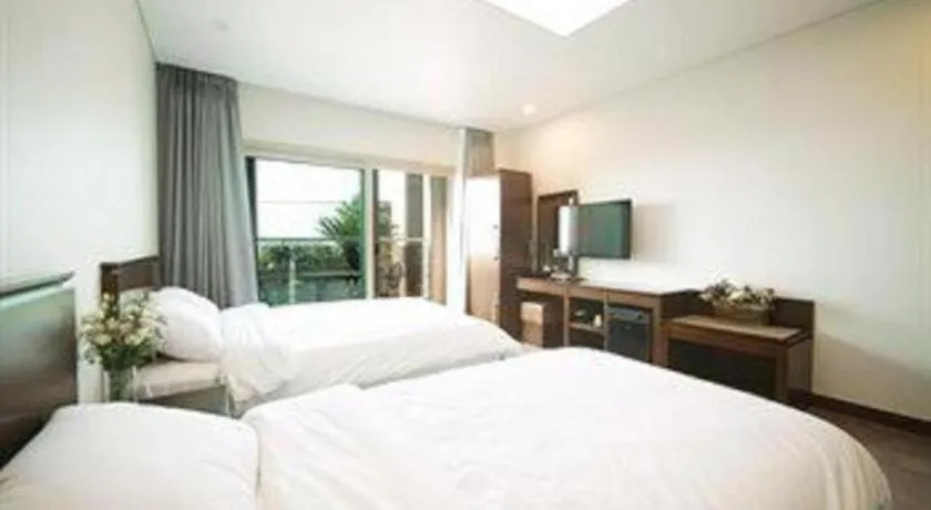 Bed in Sea View Hotel