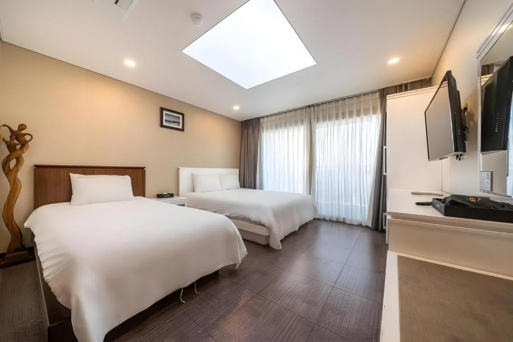 Bed in Sea View Hotel