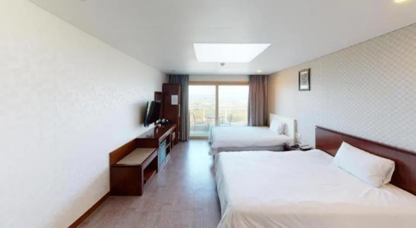 Bed in Sea View Hotel