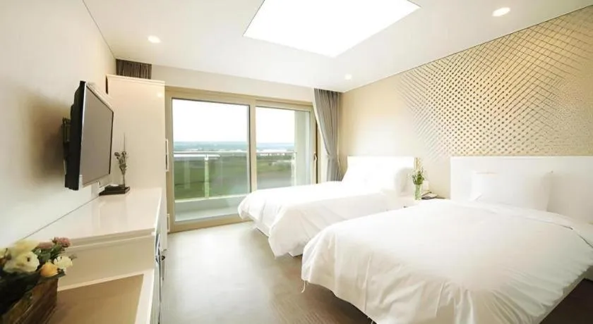 Bed in Sea View Hotel