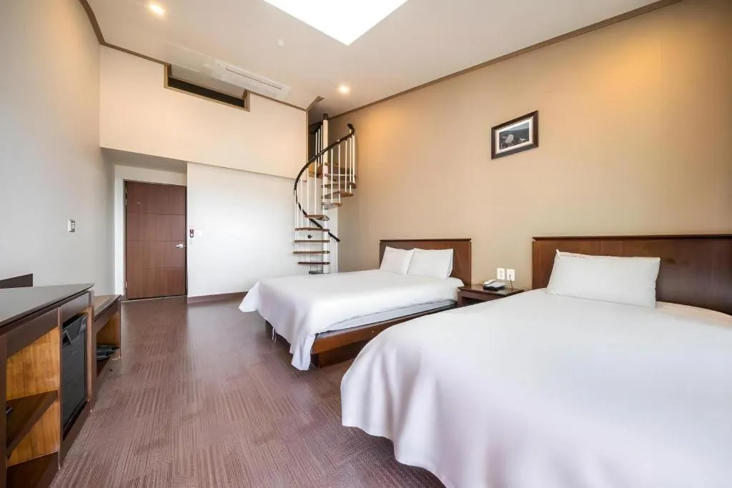 Bed in Sea View Hotel