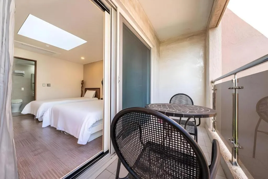 Bed in Sea View Hotel