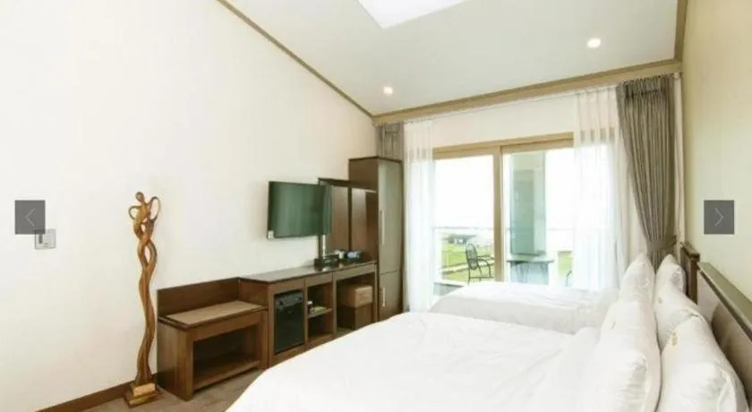 Bed in Sea View Hotel