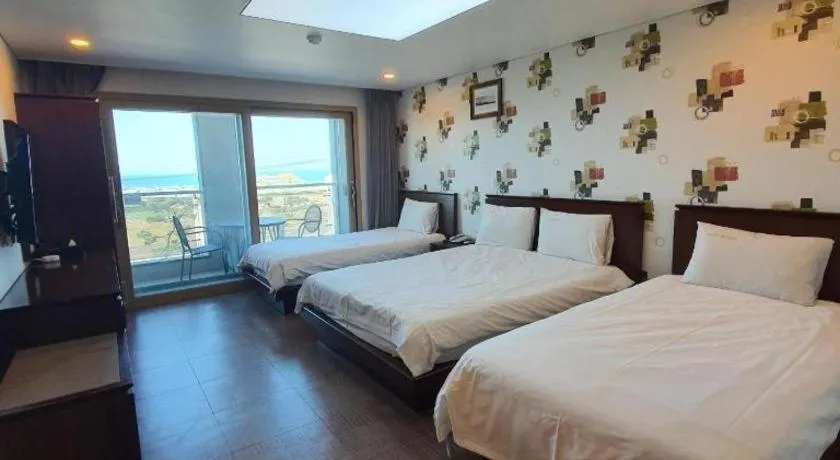 Bed in Sea View Hotel