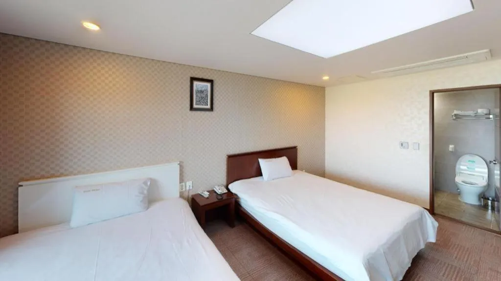 Bed in Sea View Hotel