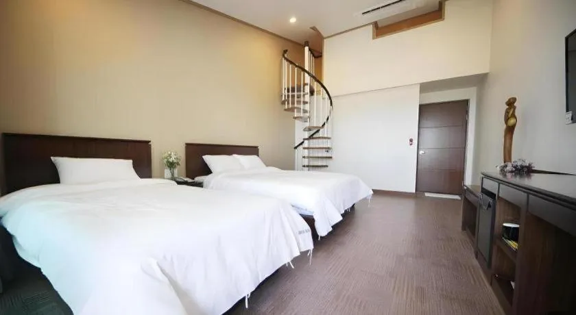 Bed in Sea View Hotel