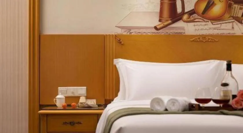Bed in Vienna Hotel Guangzhou Panyu Shiqiao Center Branch
