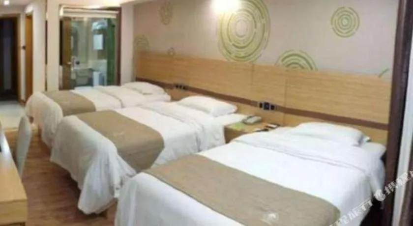 Bed in GreenTree Inn Qingyuan Qinghe Avenue Branch