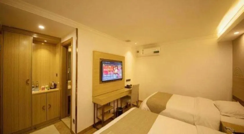 Bed in GreenTree Inn Qingyuan Qinghe Avenue Branch