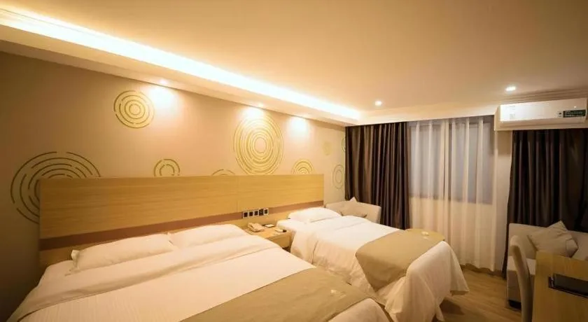 Bed in GreenTree Inn Qingyuan Qinghe Avenue Branch