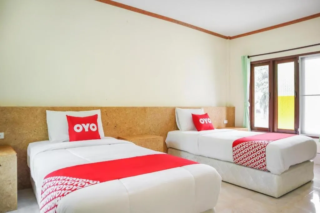 Bed in OYO 742 View Pruksa Resort
