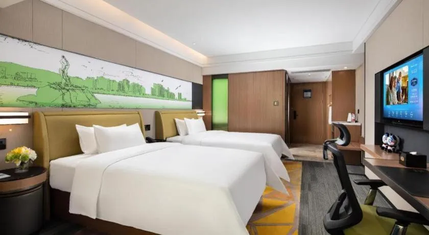 Bed in Hampton by Hilton Zhuhai Doumen