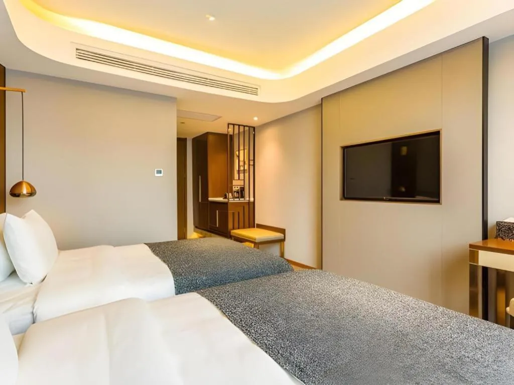 Bed in Yitel Collection Beijing Capital Airport New International Exhibition