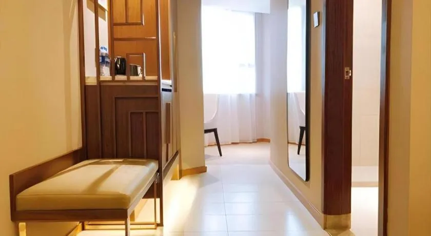 Bed in Yitel Collection Beijing Capital Airport New International Exhibition