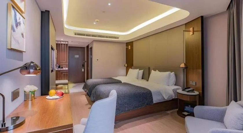 Bed in Yitel Collection Beijing Capital Airport New International Exhibition