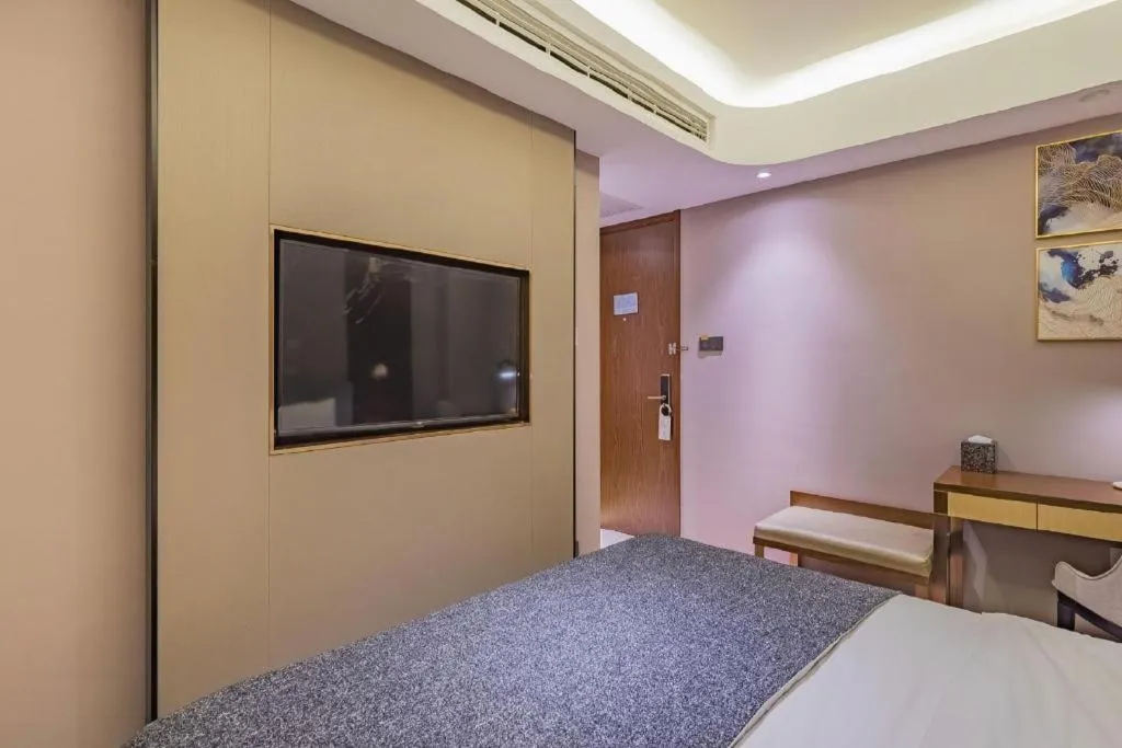 Bed in Yitel Collection Beijing Capital Airport New International Exhibition