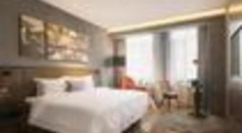 Bed in Yitel Collection Beijing Capital Airport New International Exhibition