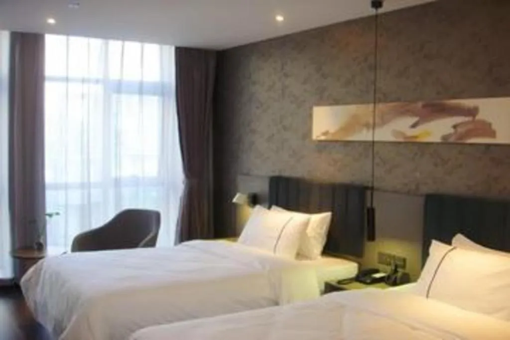 Bed in Yitel Collection Beijing Capital Airport New International Exhibition