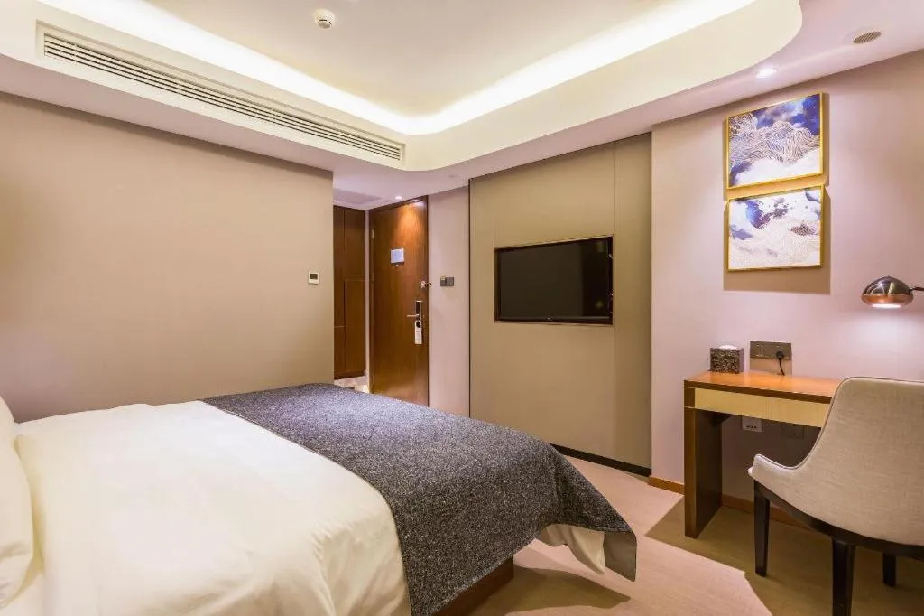 Bed in Yitel Collection Beijing Capital Airport New International Exhibition