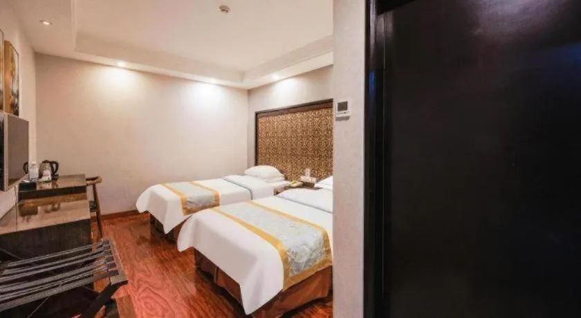 Bed in Yitel Collection Beijing Capital Airport New International Exhibition