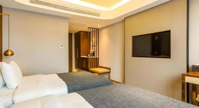 Bed in Yitel Collection Beijing Capital Airport New International Exhibition