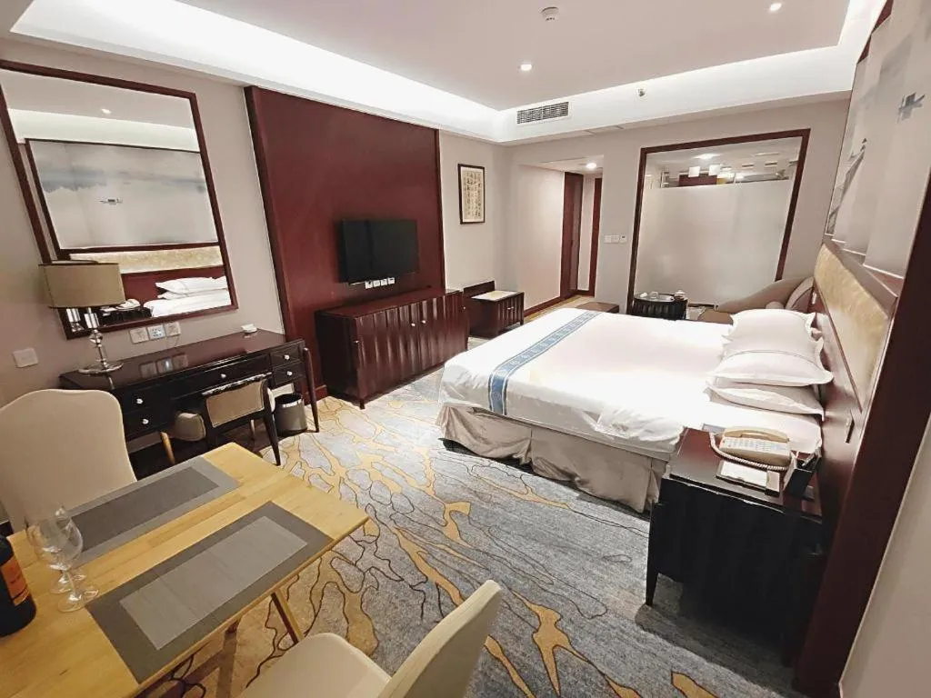 Bed in Chengdu Handu International Hotel