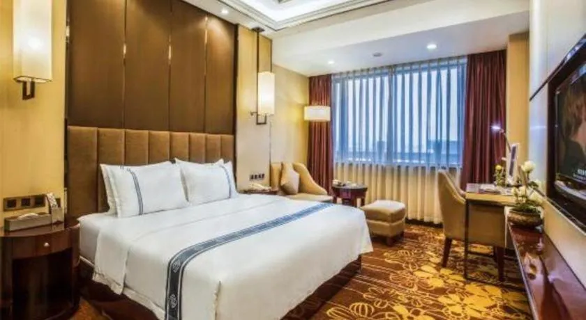 Bed in Chengdu Handu International Hotel