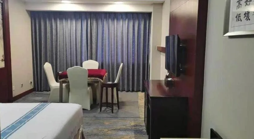 Bed in Chengdu Handu International Hotel