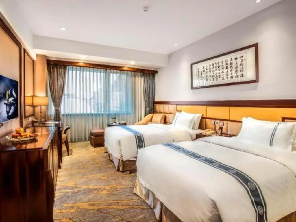 Bed in Chengdu Handu International Hotel