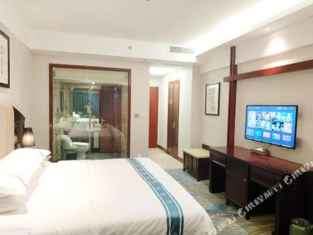 Bed in Chengdu Handu International Hotel