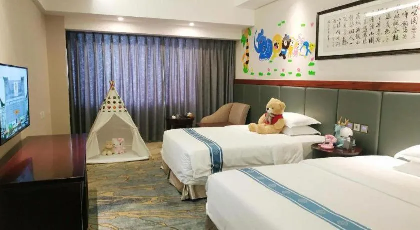 Bed in Chengdu Handu International Hotel