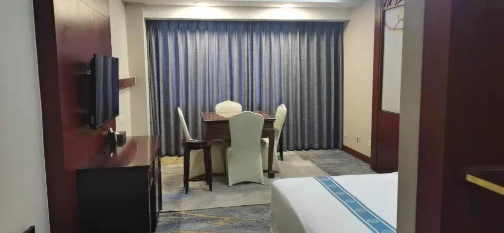 Bed in Chengdu Handu International Hotel