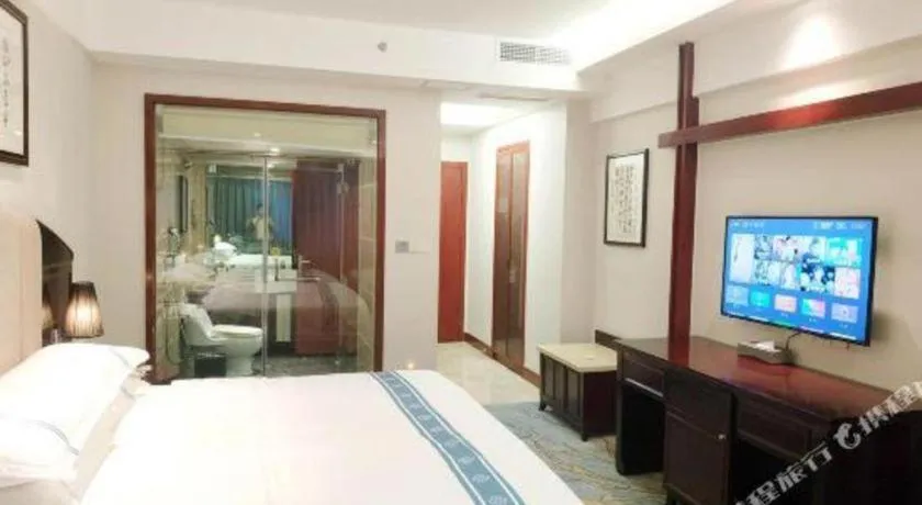 Bed in Chengdu Handu International Hotel