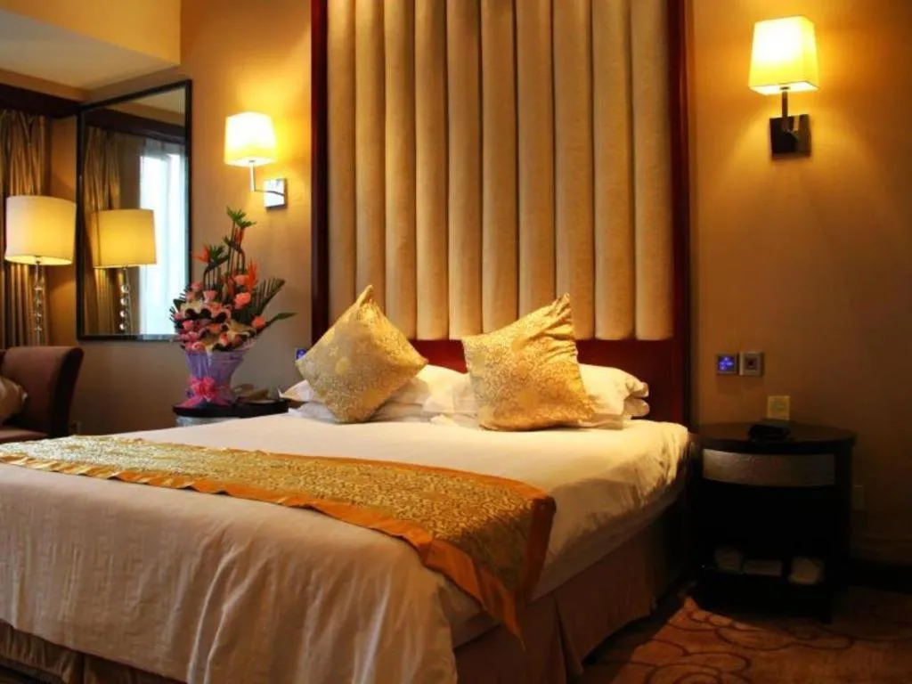 Bed in Chengdu Handu International Hotel