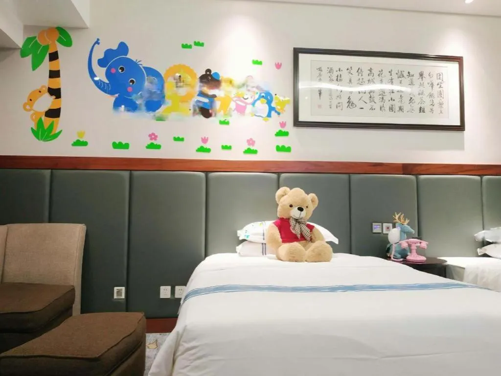 Bed in Chengdu Handu International Hotel