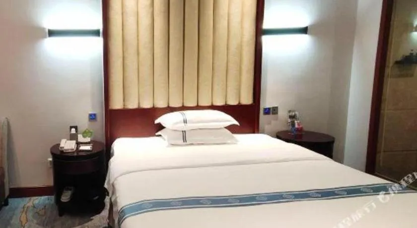 Bed in Chengdu Handu International Hotel