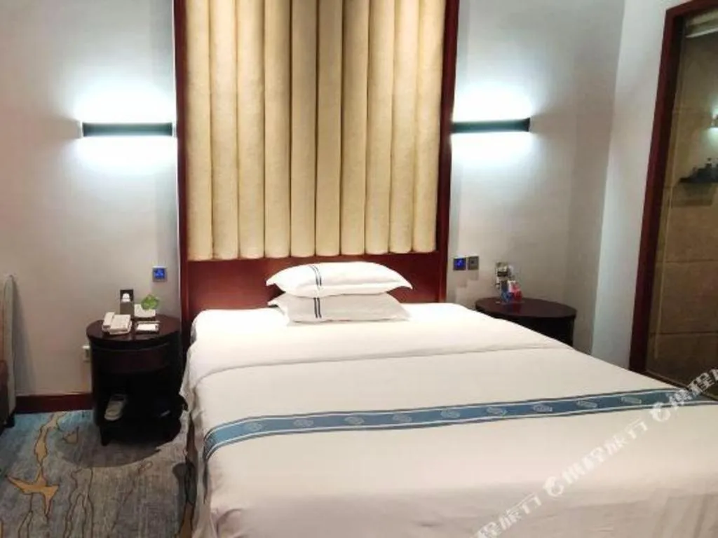 Bed in Chengdu Handu International Hotel