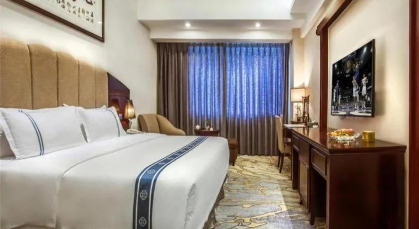 Bed in Chengdu Handu International Hotel