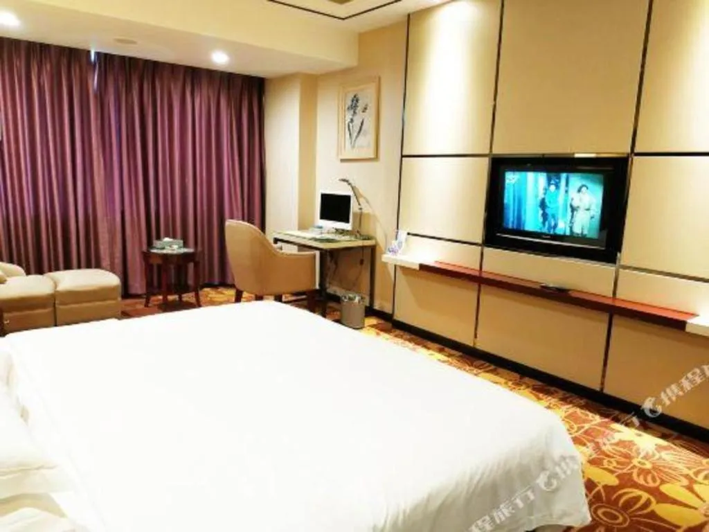 Bed in Chengdu Handu International Hotel