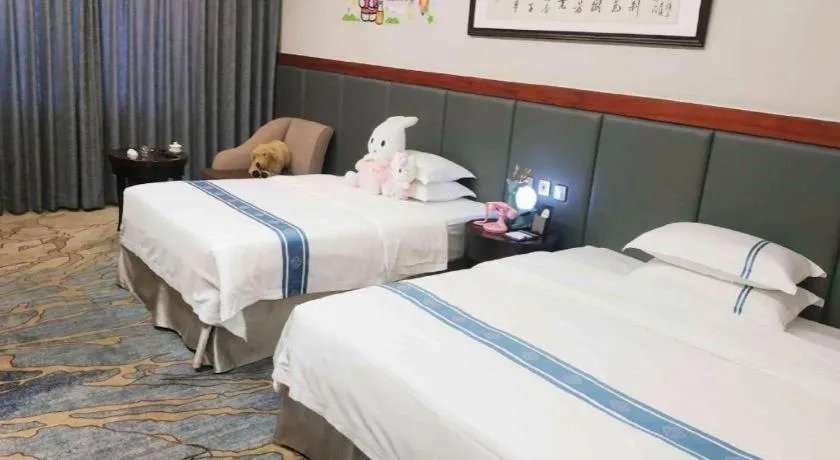 Bed in Chengdu Handu International Hotel