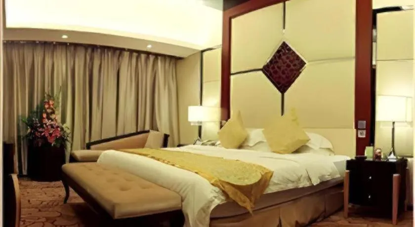 Bed in Chengdu Handu International Hotel