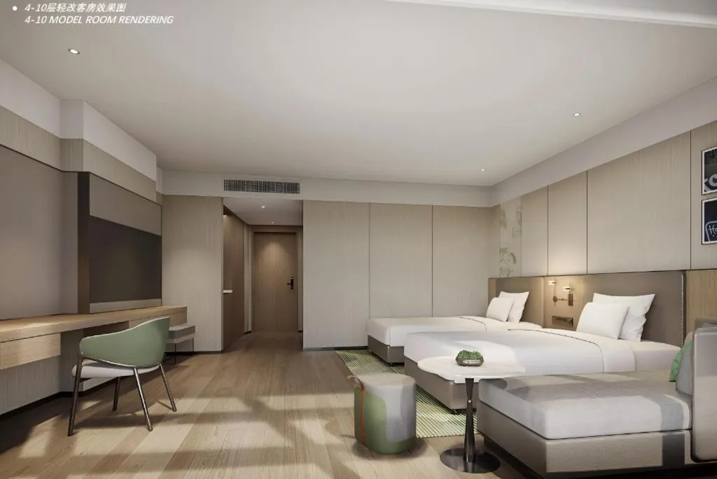 Bed in Holiday Inn Hotel & Suites Jiaxing Hangzhou Bay By IHG