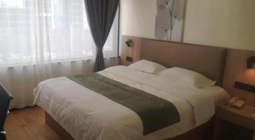 Bed in GreenTree Inn Xuzhou South Minzhu Road
