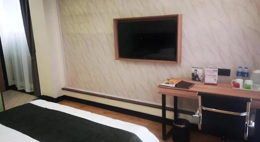 Bed in GreenTree Inn Xuzhou South Minzhu Road