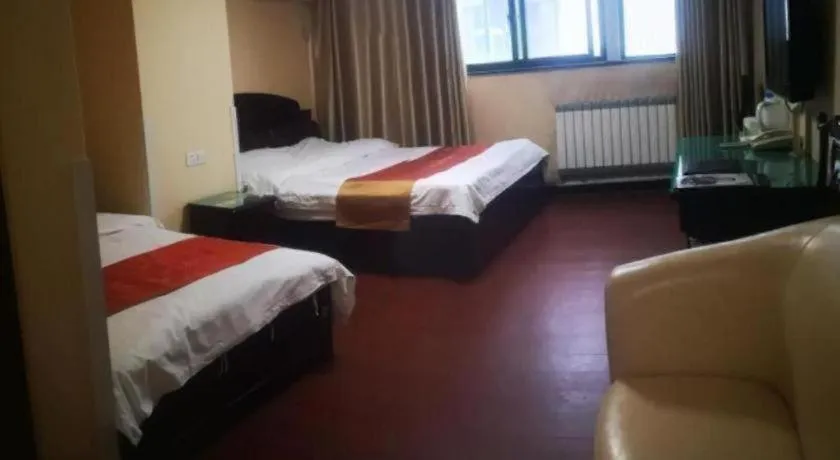 Bed in GreenTree Inn Xuzhou South Minzhu Road