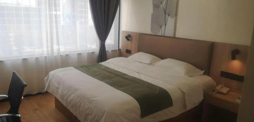 Bed in GreenTree Inn Xuzhou South Minzhu Road